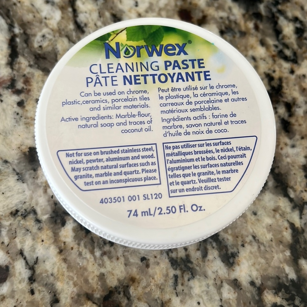 Brand new! Norwex cleaning paste. Travel size.
